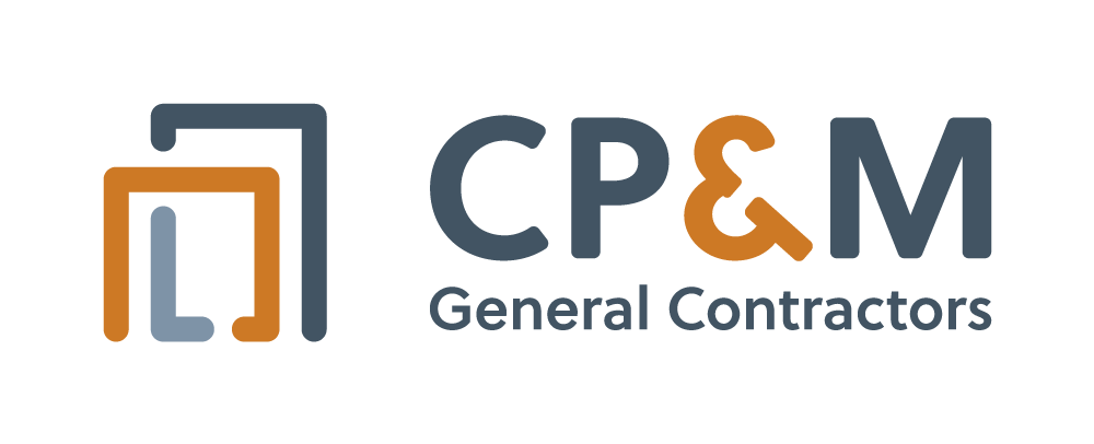 CP&M general contractors logo