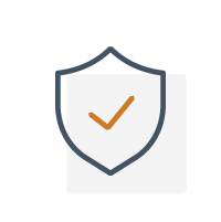 Shield icon with a check