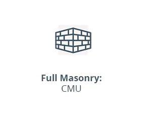 Full Masonry CMU